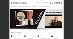 Desktop Screenshot of christerjohansson.net
