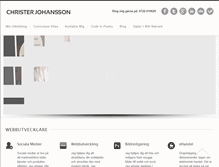 Tablet Screenshot of christerjohansson.net